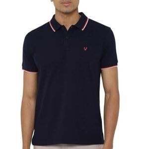 Allen Solly Men Cotton Solid Regular Fit Polo